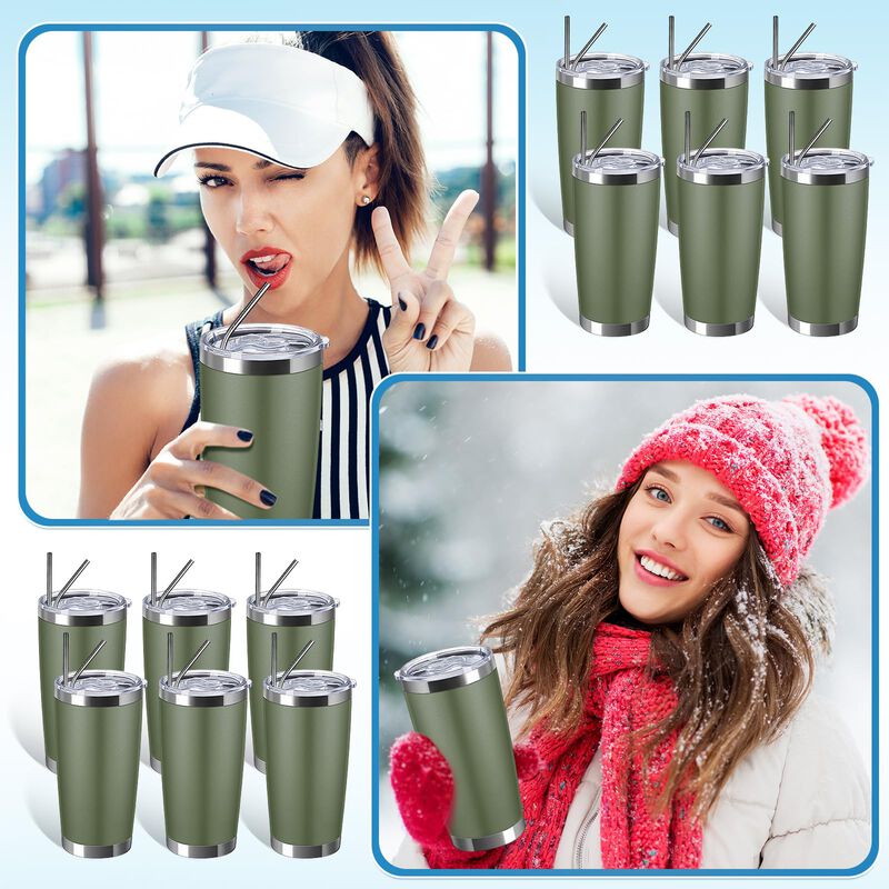 Vaso T&eacute;rmico Sieral 25 Unidades 568 ml Verde Mi... image number null