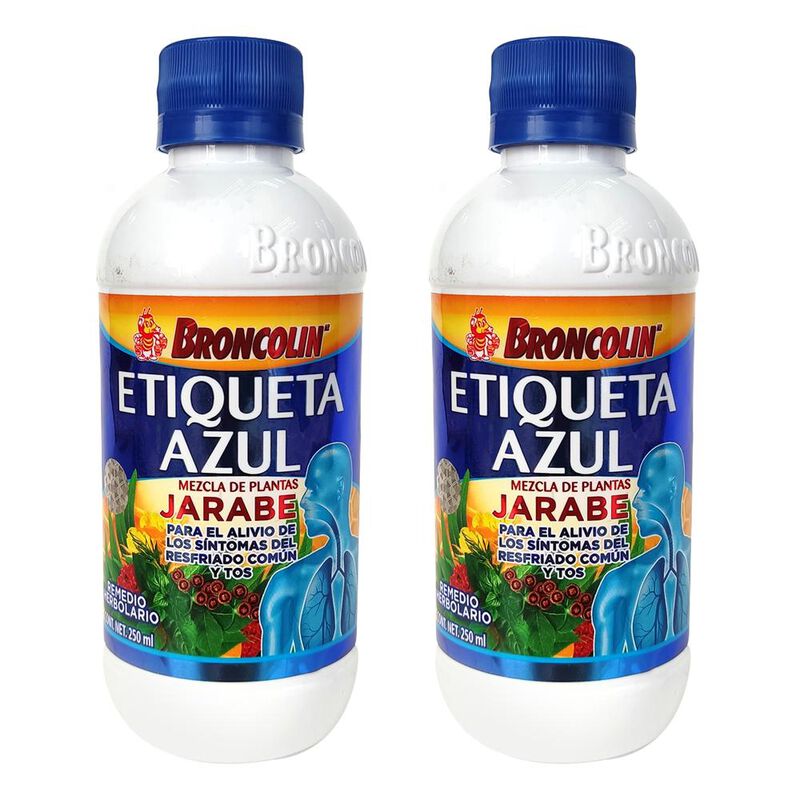 Broncolin Etiqueta Azul 2 Pzas De 250ml image number null