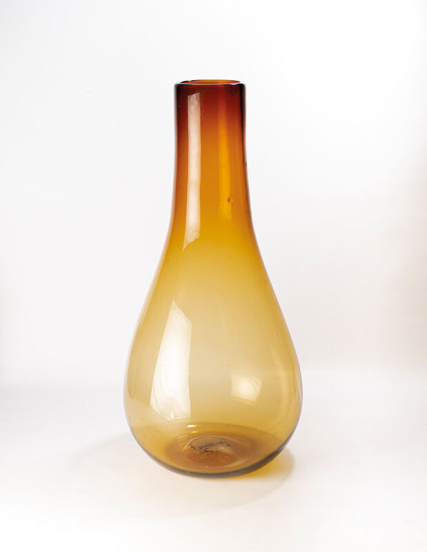 Jarr&oacute;n&nbsp;Decorativo de Vidrio Soplado &Aacute;mbar Marea... image number null