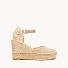 Dalia Cu&ntilde;a Alta de Lino Metalizado en Oro