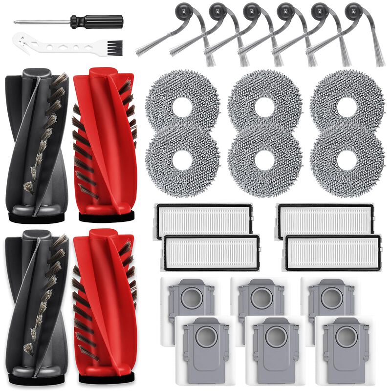 Accesorios De Repuesto Para Roborock Qrevo Curv... image number null
