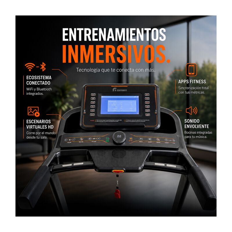 Caminadora Electrica Plegable 4.5hp 18m/h Bluet... image number null