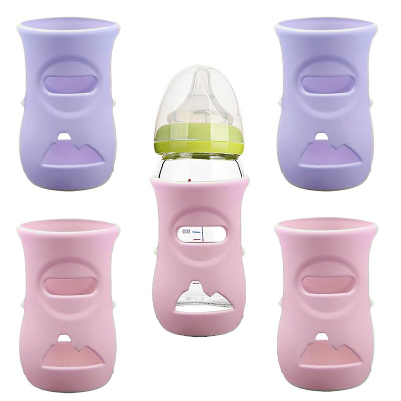 Fundas De Silicona Qinsuikai Para Biberones De ... image number null