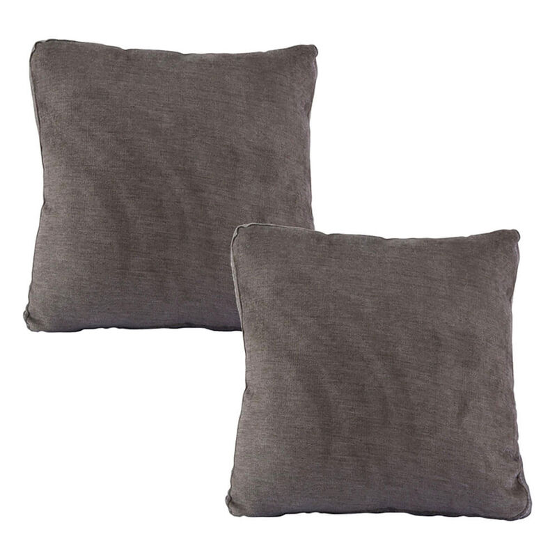Set de 2 Cojines Dicasa ZitaOne Gris Oscuro image number null