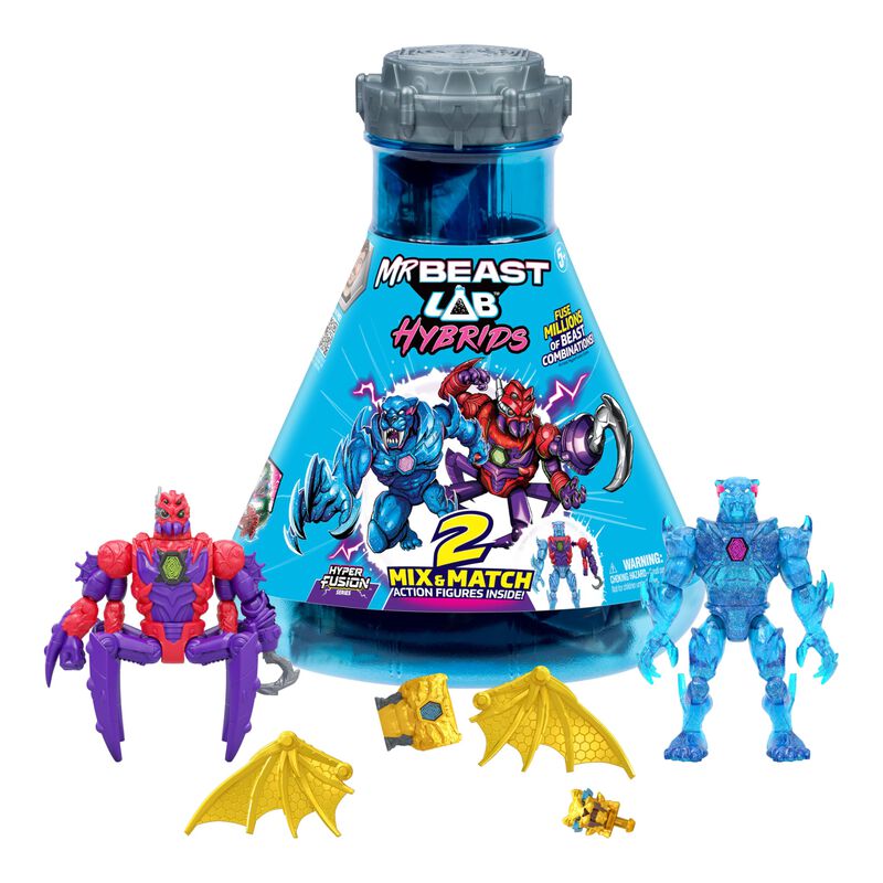 Pack M&uacute;ltiple De Figuras De Acci&oacute;n Mrbeast Lab ... image number null