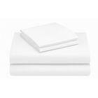 Juego de S&aacute;banas Tacto Algod&oacute;n Suaves y Duraderas King Size Blanco Kyuden Home