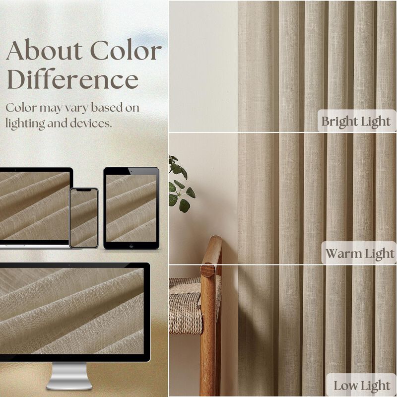 Cortinas Twodrapes 244 cm Greige De Filtro De L... image number null