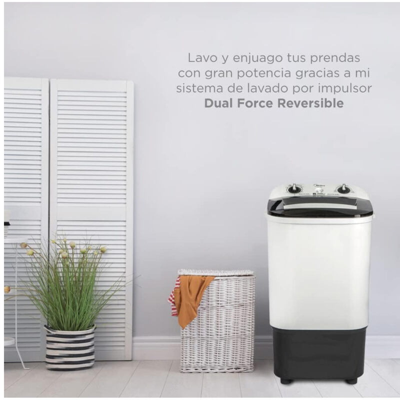 Lavadora Midea Una Tina Semiautomática 10 KG. image number null
