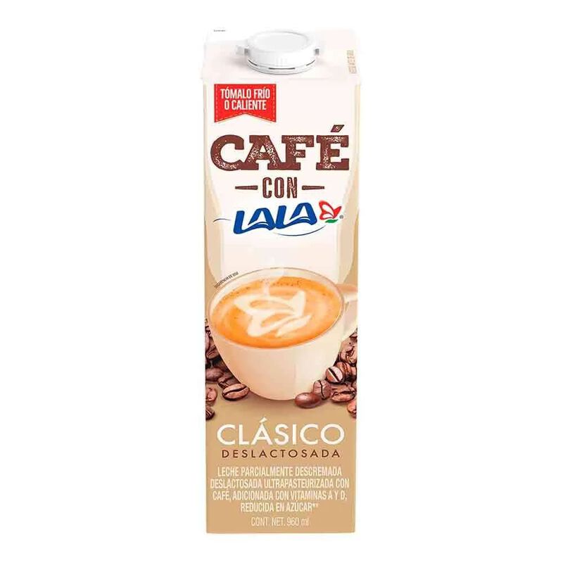 UHT Caf&Atilde;&copy; con Leche Lala Desl 960 ml Edg image number null