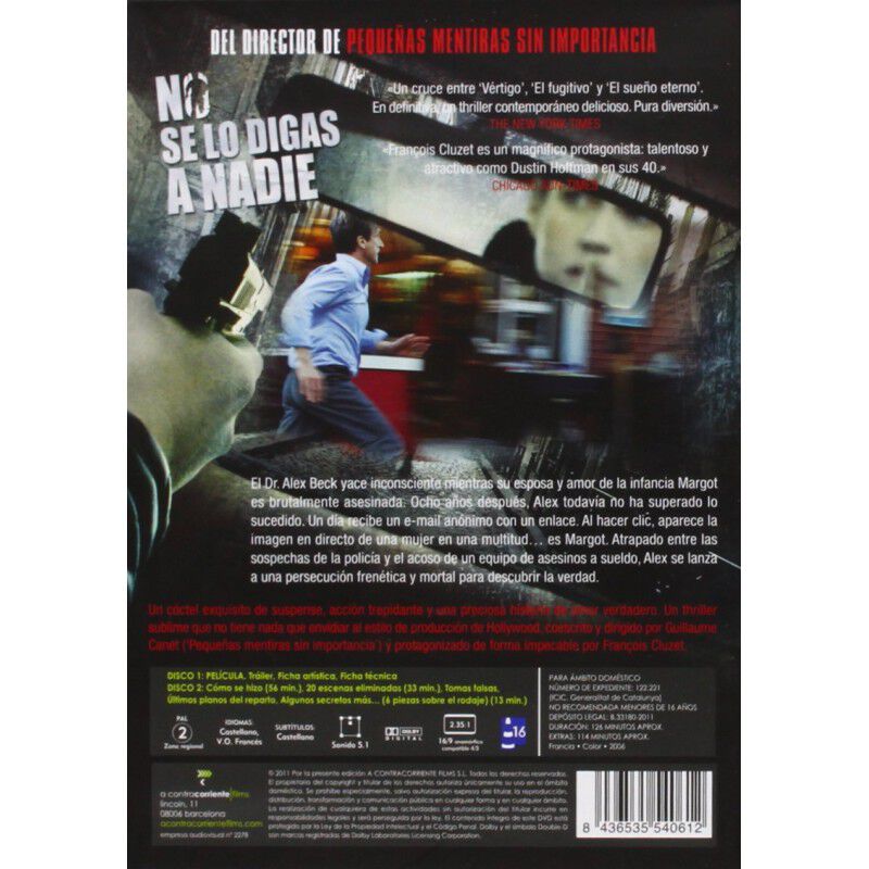 NO SE LO DIGAS A NADIE (DVD) image number null
