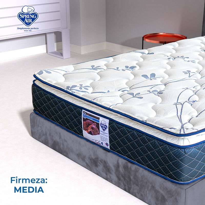 Colch&oacute;n Matrimonial Spring Air Carmin&nbsp;Firmeza M... image number null