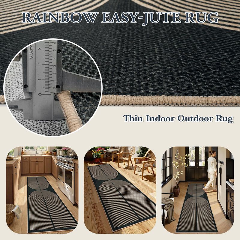 Alfombra Lahome Rainbow Runner 61x183 Cm Lavabl... image number null