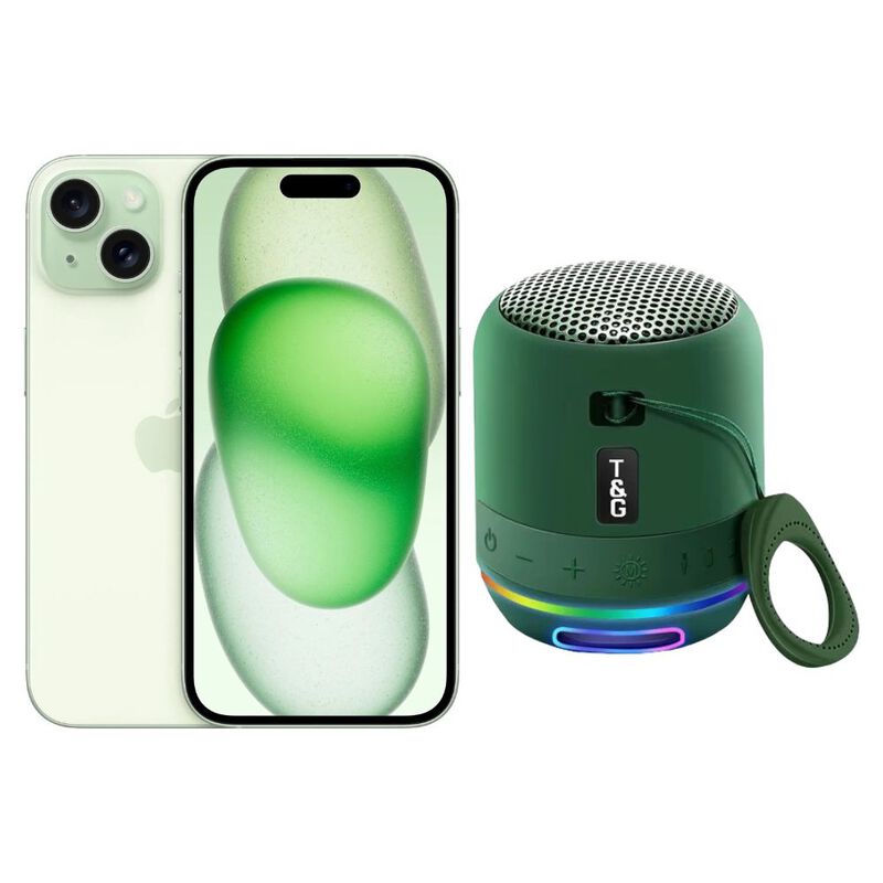 iPhone 15 128GB Verde E-SIM Reacondicionado + M... image number null