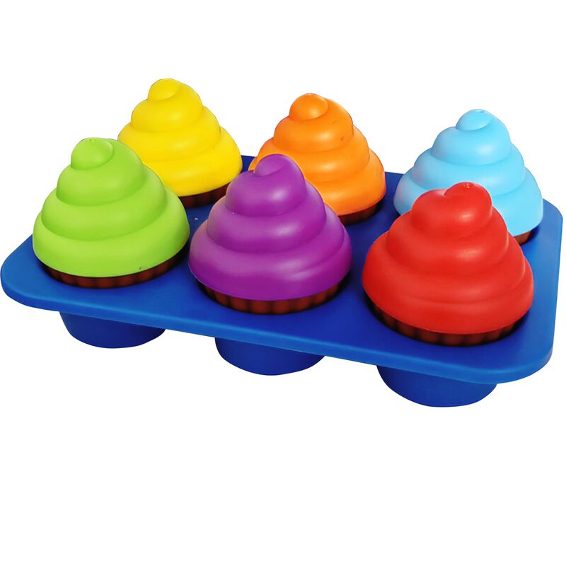 Toy Cupcake Para Ni&ntilde;os Peque&ntilde;os Aprendiendo Col... image number null