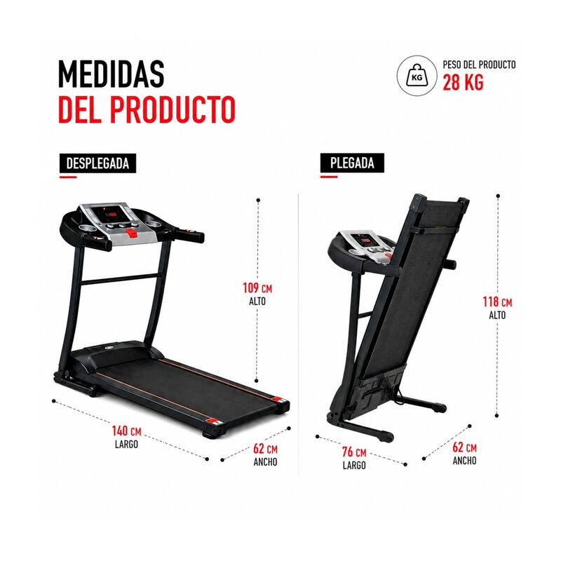 Caminadora El&eacute;ctrica Walk Hp 1.5 Gym Centurfit image number null