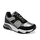 Clasben Tenis urbano para mujer gris negro