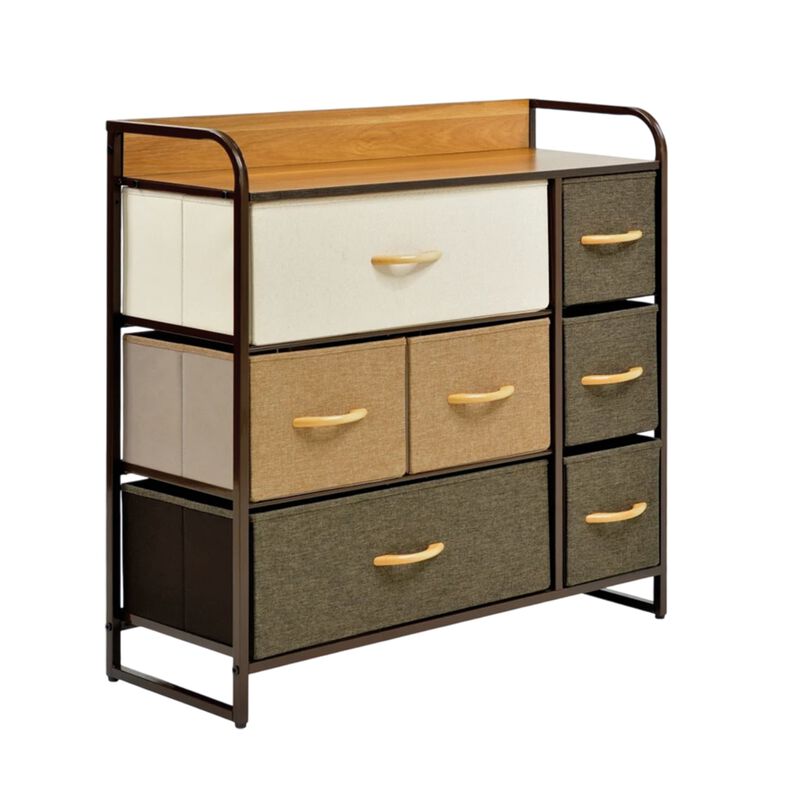 Cajonera de 7 Cajones con 3 Niveles y 1 Repisa ... image number null