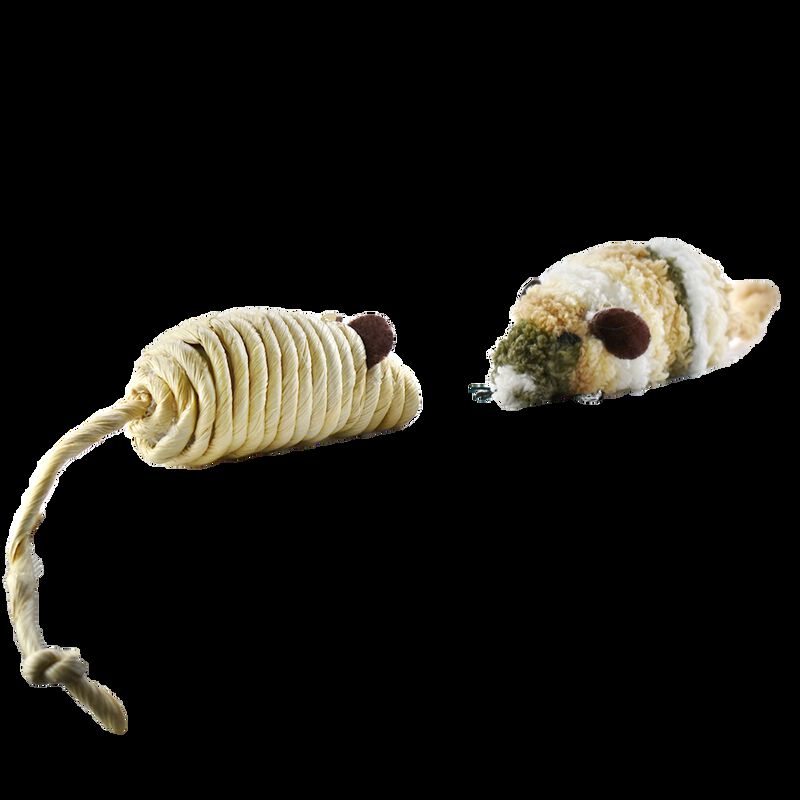 Naturance Ecoplay Juguete Ratón Para Gato Con 2... image number null