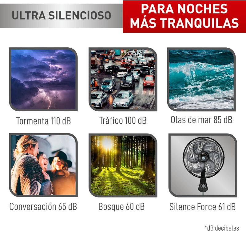 VENTILADOR T-FAL VE77A0X0 TURBO SILENCE 18 PUL ... image number null