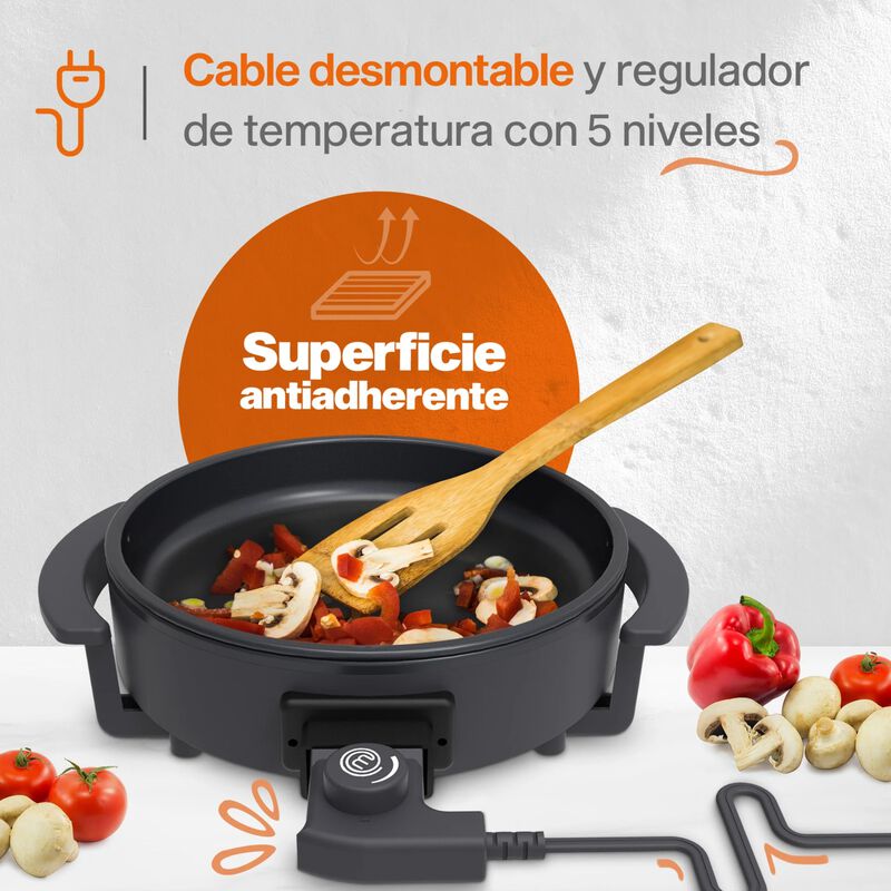 Sart&eacute;n El&eacute;ctrico Desmontable Grill MasterChef b... image number null