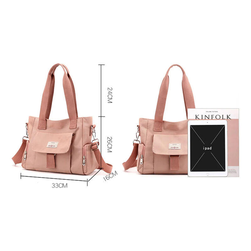 Tote de Lona Rosa para Adultos Amplia image number null