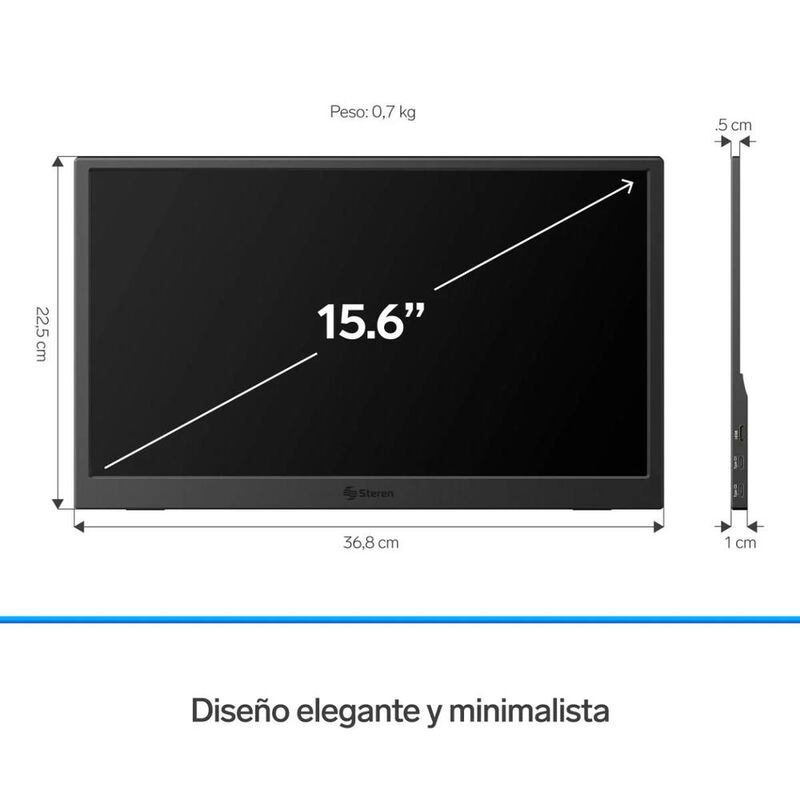 Monitor portátil HDR de 15.6” para laptop- DIS-... image number null