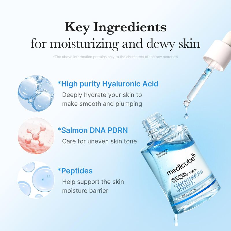 S&eacute;rum Facial Medicube Hyalur&oacute;nico Multipept&iacute;dic... image number null