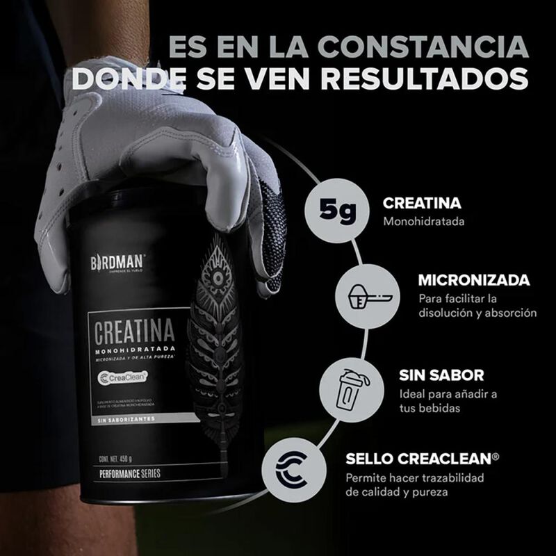 Creatina Monohidratada Birdman 450g image number null