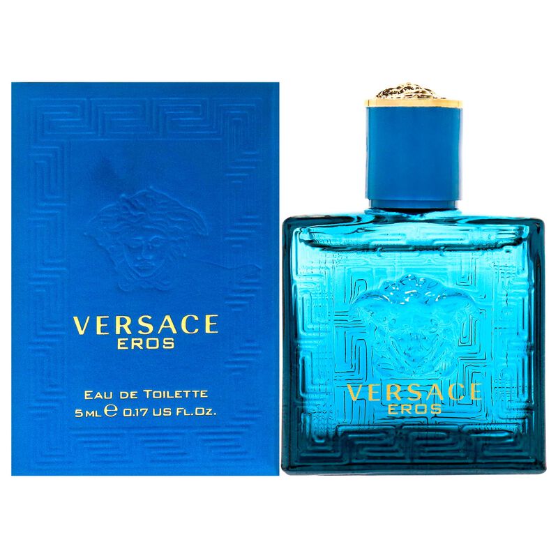 Perfume Versace Eros Edt Cologne De 5 Ml Para H... image number null