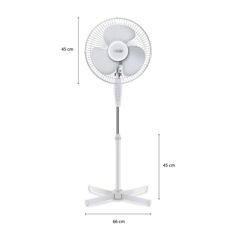 Ventilador Pedestal Aksi 16 pulg 3 Velocidades image number null
