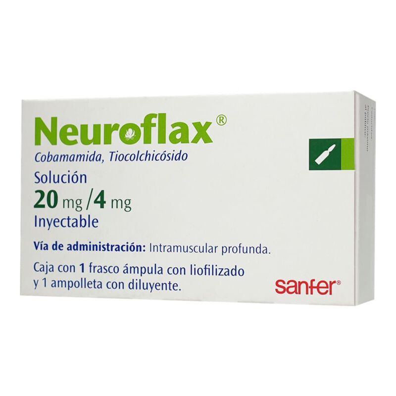 Neuroflax 20mg/4mg Caja con 1 frascos &aacute;mpula co... image number null