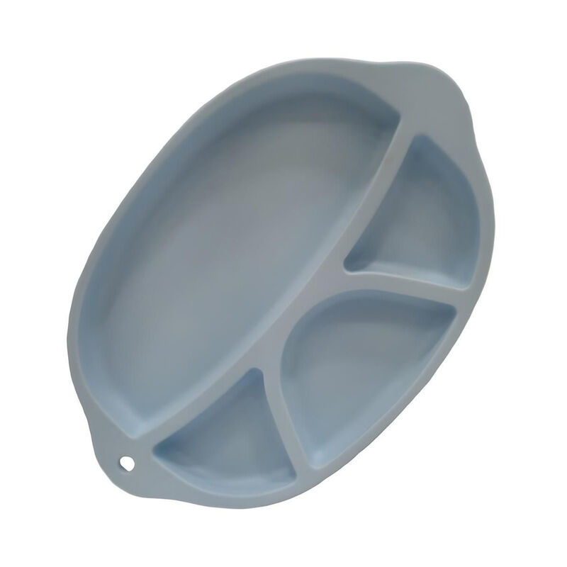 Plato Infantil De Silicona Peas And Carrots Azu... image number null