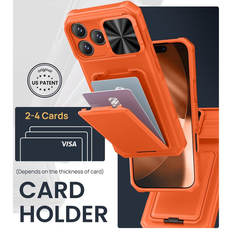 Funda SSLOTSCASE para iPhone 17 Pro Naranja con... image number null