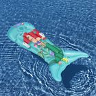 Cama Inflable 1.58x.81cm Princesas la sirenita 6+ anos Disney verde 1mod