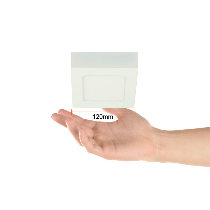 Lampara Sobreponer Techo Blanco 6w Luz D&iacute;a 6ptl... image number null