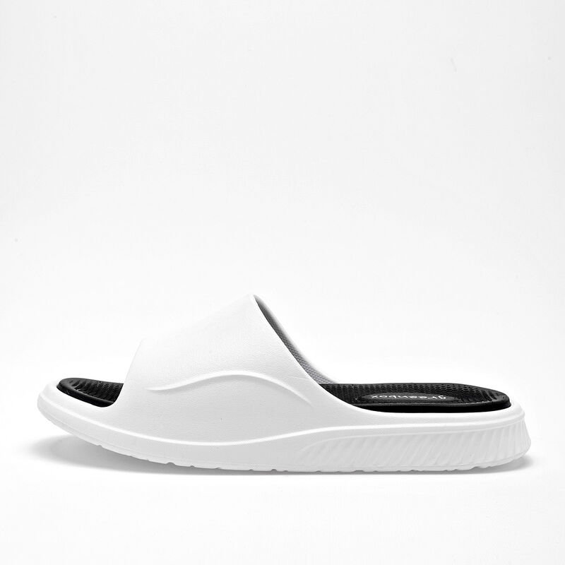 Elega Sandalia Impermeable Para Hombre Blanco C... image number null