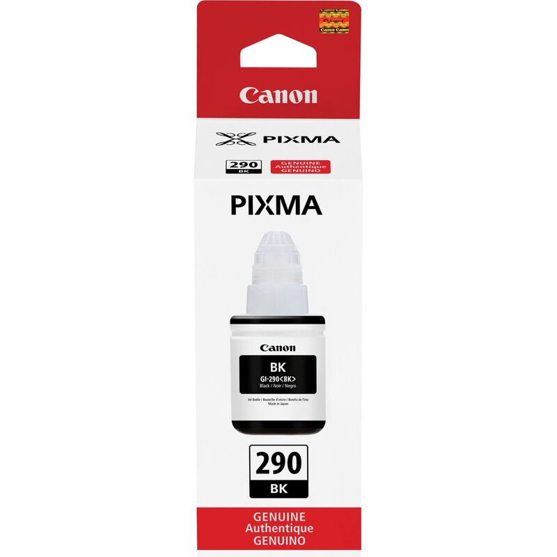 Botella De Tinta Canon Gi-290 Negra De 135 Ml C... image number null
