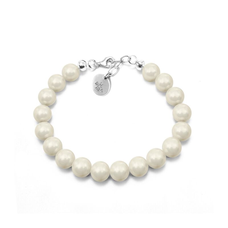 Collar aretes y pulsera Perlas de cristal creci... image number null