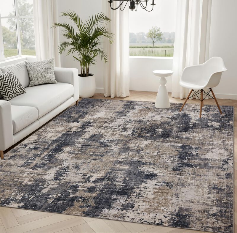 Alfombra Sasttie 122x152 Cm Lavable Con Dise&ntilde;o ... image number null