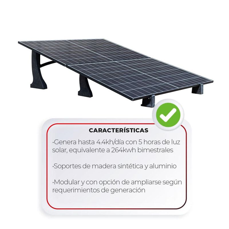 Kit Solar Interconectado 880 Wp Con Microinvers... image number null