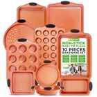 Juego de 10 Bandejas Antiadherentes NutriChef