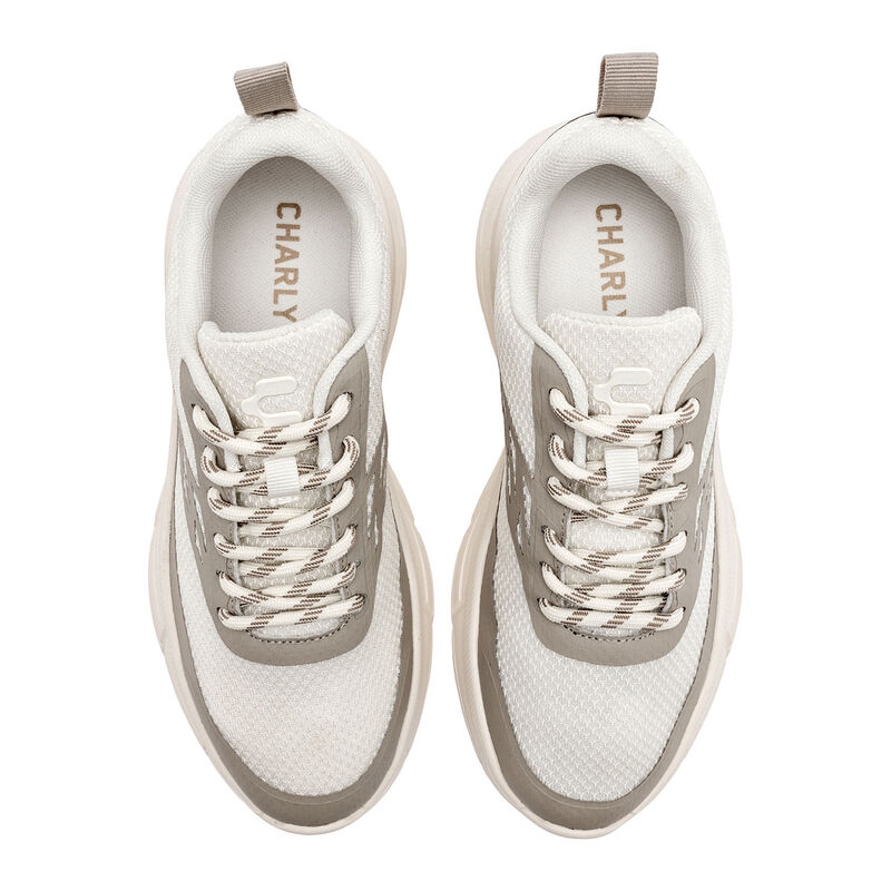 Charly Tenis Deportivo Beige Para Mujer 143554c... image number null