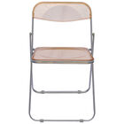 Silla Plegable Transparente Ideen Color Nude