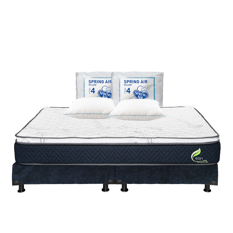 Colch&oacute;n King Size Eon + Box + 2 Almohadas De Os... image number null