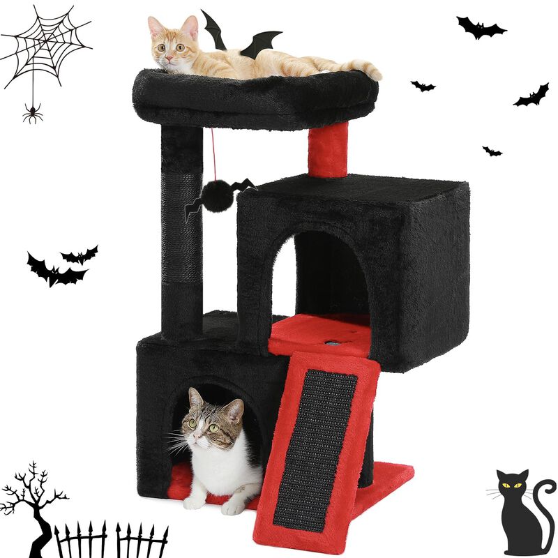 &Aacute;rbol Para Gatos Pawz Road 76 cm G&oacute;tico Con 2 C... image number null