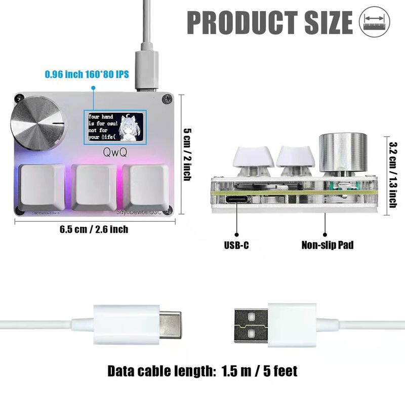 Miniteclado Btxetuel Sayodevice Osu O3c Rapid T... image number null