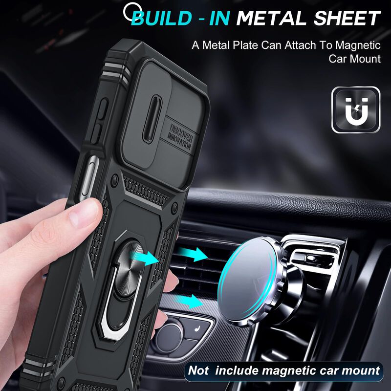 Funda Leyi Galaxy A15 5G Resistente, Negra image number null