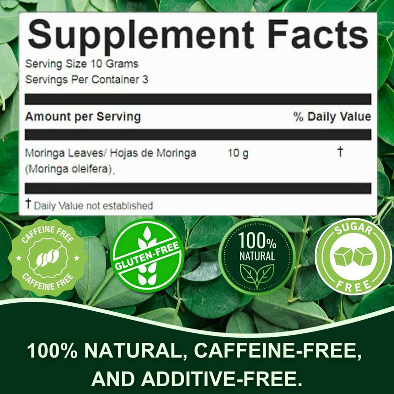 T&eacute; Hanan Moringa 30 g Hojas Naturales De Per&uacute; image number null