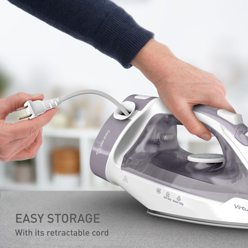 Plancha De Vapor T-fal Virtuo 30, 1500 W, Suela... image number null