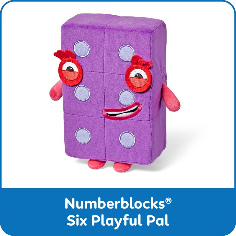 Figura De Peluche Hand2mind Numberblock Six Pla... image number null